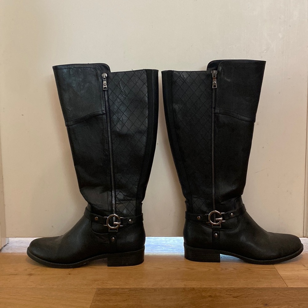 Knee High Black boots By Guess